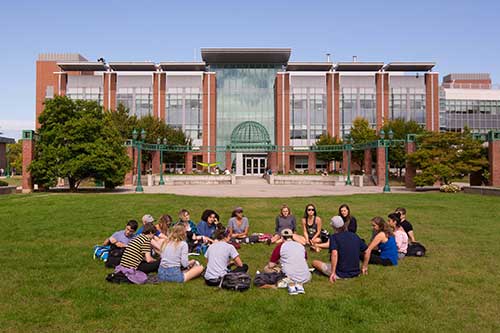 Students outside the ISC