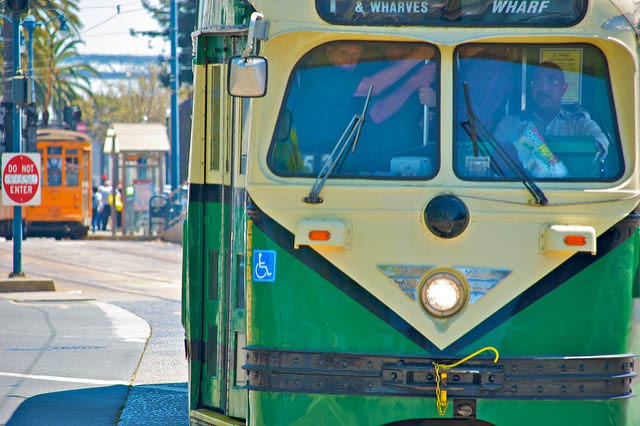 Trolley car