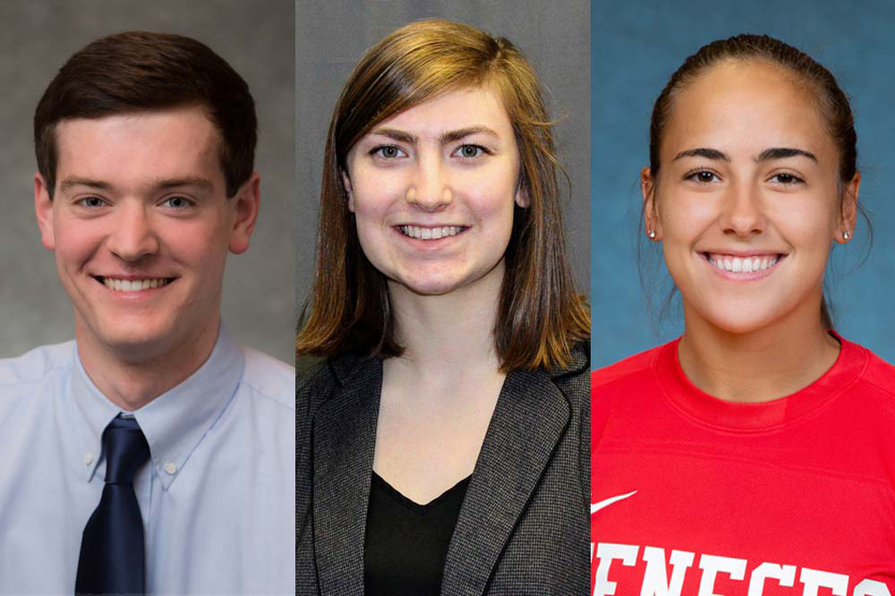 Patrick Buckley, Elena Kleinhenz, and Emily Janiszewski