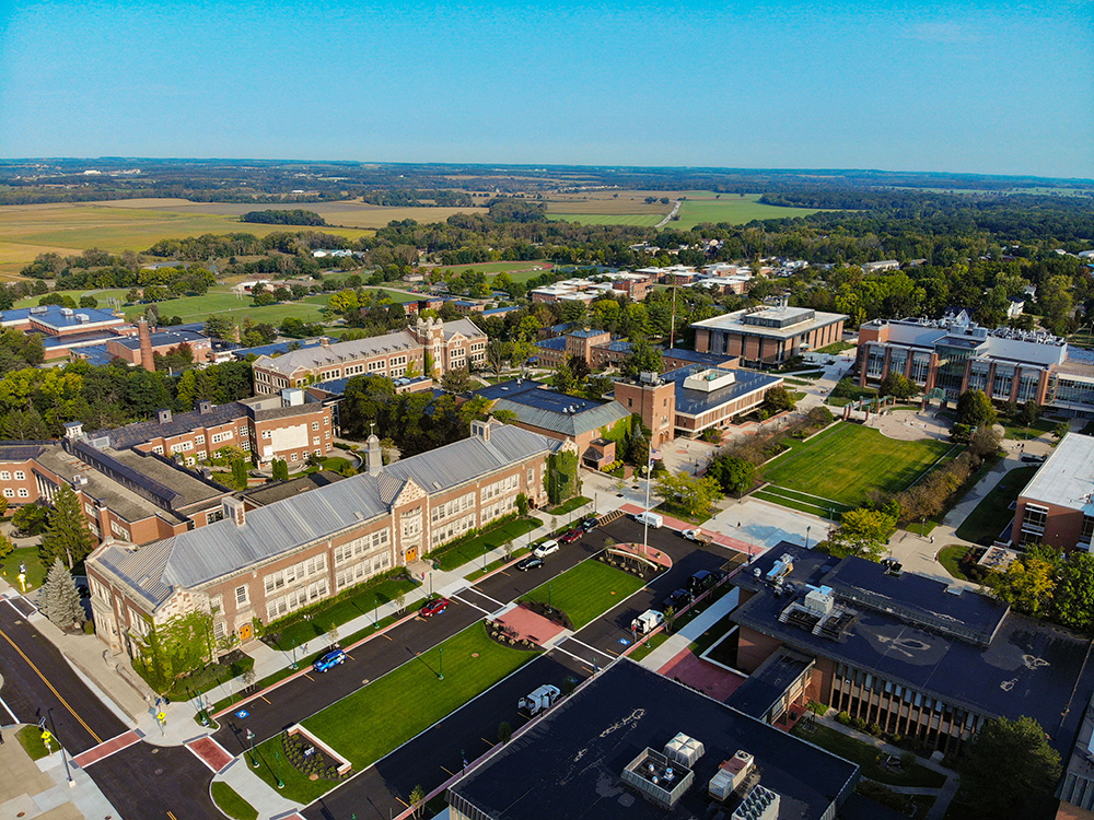 Aerial Photograph of SUNY Geneseo Campus