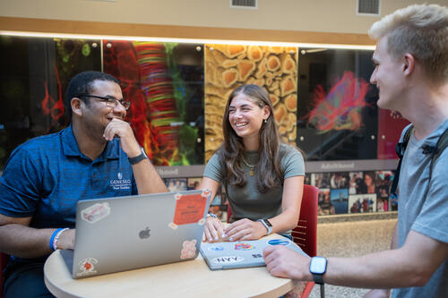 Students in Bailey Hall