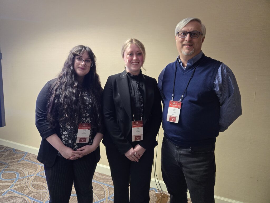 Alexis Flint, Alexis Patrick, and David Levy at the APA Conference